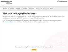 Tablet Screenshot of dragonminded.com